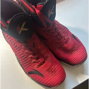 ANTA KT3 Men’s Basketball Shoes – Red and Gold Mid-Top – Great Condition size 11
